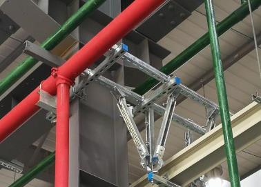 雅江该抗震支架的整体式支吊架结构协调性好